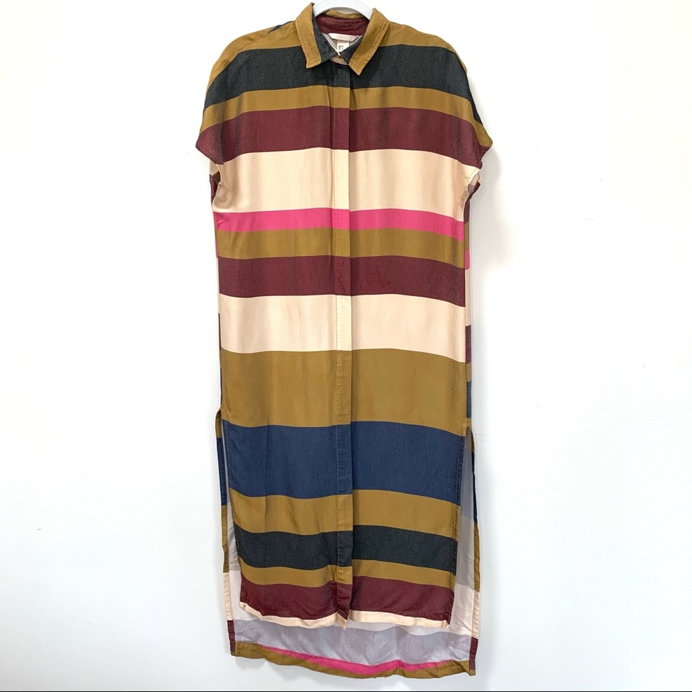 H&M long striped tunic